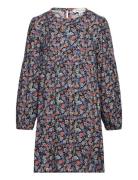 All Over Printed Dress With Flowers Tom Tailor Patterned