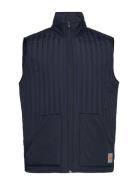 Vertical Quilted Waistcoat Lindbergh Navy