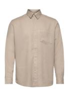 Slhregpastel-Linen Shirt Ls W Selected Homme Beige