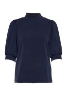 21 The Puff Blouse My Essential Wardrobe Blue