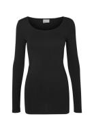 Vmmaxi My Ls Soft Long U-Neck Noos Vero Moda Black