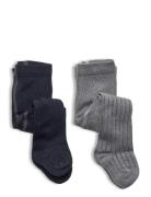 Stocking - Rib Minymo Grey