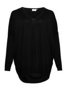 Kcmachi Knit Pullover Kaffe Curve Black