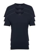 Slhnewpima Ss O-Neck Tee 3 Pack Noos Selected Homme Navy