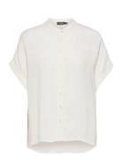 Slhelia Shirt Ss Soaked In Luxury White