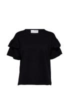 Slfrylie Ss Florence Tee M Noos Selected Femme Black