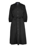 Cotton Broadcloth Dress Polo Ralph Lauren Black
