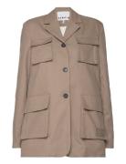 Canvas Pocket Blazer REMAIN Birger Christensen Beige