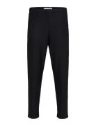 Slhstraight196-Plisse Trouser Ex Selected Homme Black