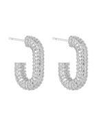 U Rock Crystal Earring By Jolima Silver