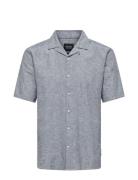 Onscaiden Ss Solid Resort Linen Noos ONLY & SONS Blue