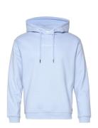 Hoody With Print Tom Tailor Blue