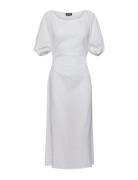 Pcbabara Ss Long Cut Out Dress Bc Sww Pieces White