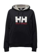 W Hh Logo Hoodie Helly Hansen Navy