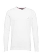 Stretch Slim Fit Long Sleeve Tee Tommy Hilfiger White