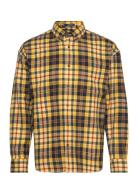 D2. Os Heavy Twill Check Shirt GANT Yellow