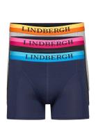 Neon Waistband Bamboo Boxers 3-Pack Lindbergh Blue