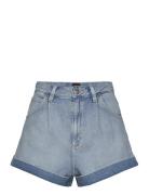 Pleated Short Lee Jeans Blue