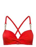 Light_Padded Filao Bikini_Top Dorina Red