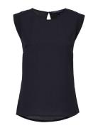 Polly Plains Cappedtee French Connection Navy
