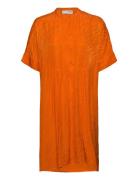 Slfabienne-Viola Ss Over Dress B Selected Femme Orange