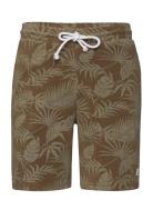 Casual Printed Terry Short - Gots/V Knowledge Cotton Apparel Khaki