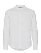Cfanton 0053 Cc Ls Linen Mix Shirt Casual Friday White