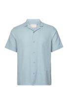 Short-Sleeved Cuban Shirt Revolution Blue