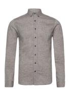 Linen/Cotton Shirt L/S Lindbergh Grey