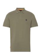 Millers River Pique Short Sleeve Polo Cassel Earth Timberland Khaki