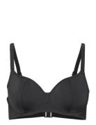 Jewel Cove Uw Sweetheart Bikini Top Freya Black