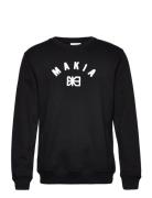 Brand Sweatshirt Makia Black