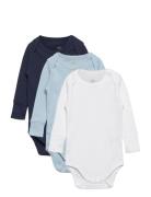 3 Pack Rib Jersey Long Sleeve Body Copenhagen Colors White