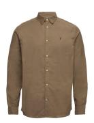 Hermosa Ls Shirt AllSaints Brown