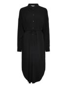 Srfreedom Midi Shirt Dress Soft Rebels Black