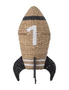 Cosmina Basket W/Lid, Nature, Seagrass Bloomingville Patterned