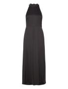 Slfregina Halterneck Ankle Dress B Selected Femme Black