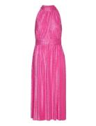 Yaslafina Halterneck Midi Dress - Show YAS Pink