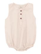 Classic Crisp Poplin Romper Copenhagen Colors Pink