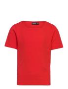 Nlfdida Ss Square Neck Top LMTD Red