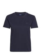 Reg Tonal Shield Ss T-Shirt GANT Blue
