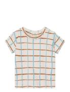 Sgjared Check Ss Tee Soft Gallery Patterned