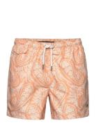 Paisley Bathing Trunks Morris Orange