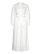 Radelle Linen Dress Andiata White