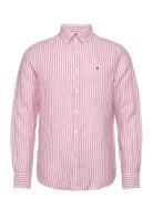 Douglas Linen Stripe Bd Shirt Morris Pink