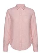 Reg Linen Chambray Shirt GANT Pink