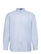 Rel Oxford Pinstripe Shirt GANT Blue