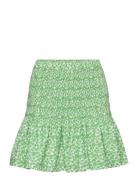 Crystal Skirt Ditzy Print A-View Green