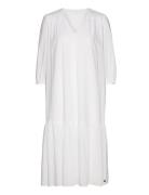 Annaba Long Chiffon Dress Tamaris Apparel White