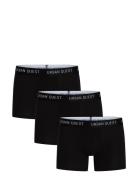 3-Pack Men Bamboo Tights URBAN QUEST Black